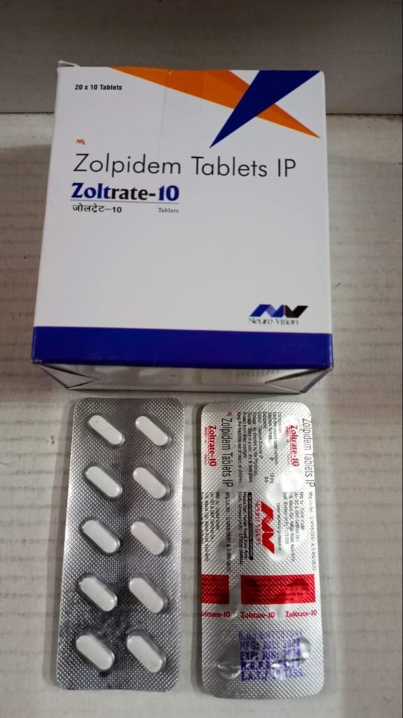 Zolpidem Ambien Zoltrate Tablets for Insomnia Treatment