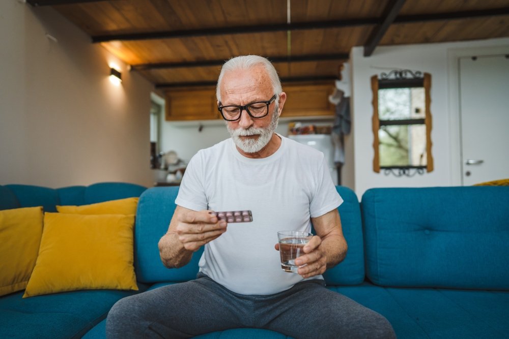 Elderly Taking Medicine