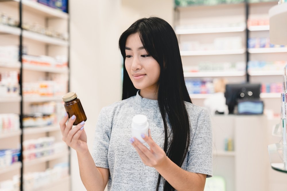 Women Looking At Medicine